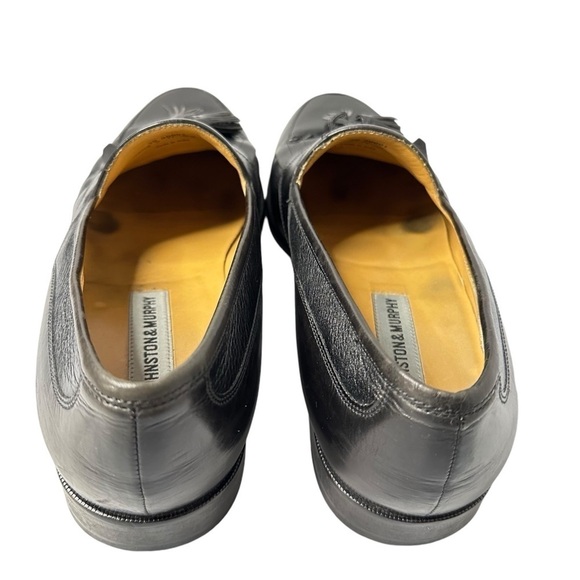 Johnston & Murphy Men’s Leather Loafer Black Tassel Dress Shoes Size 9M‎ - Picture 5 of 11